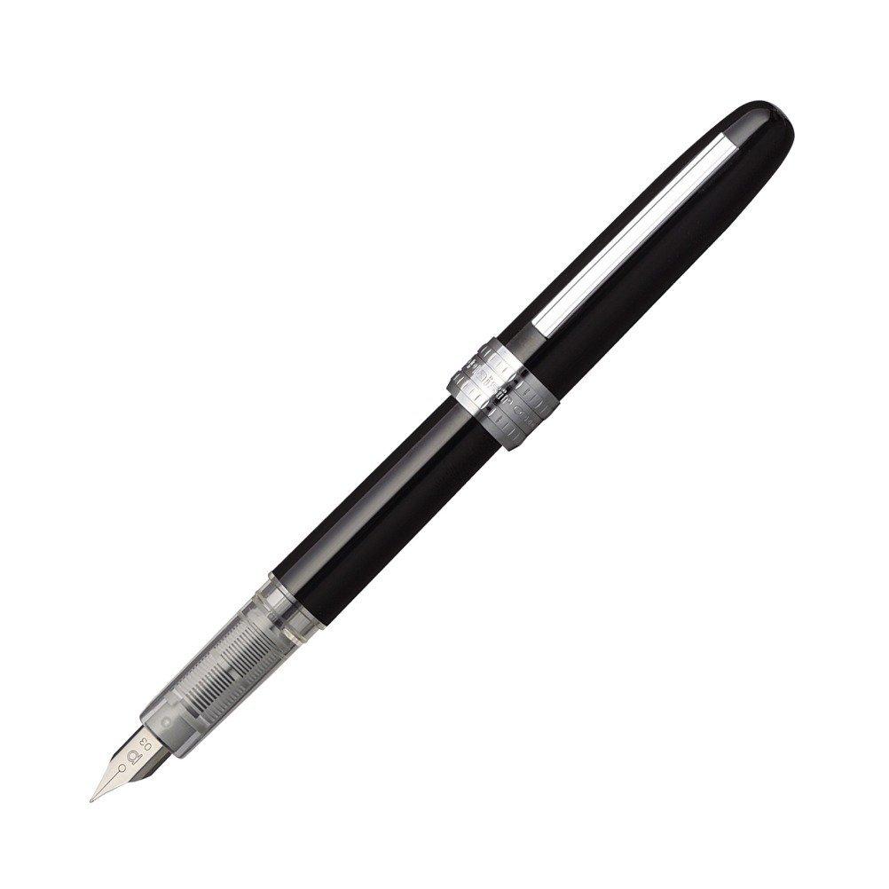 Platinum Fountain Pen Plaisir Medium Nib Black PGB-1000#1-3