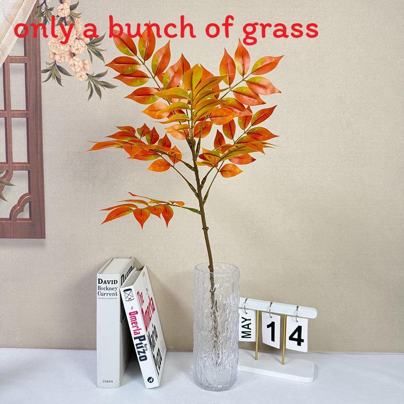 Faux Houseplant Home Decor With Silk Print Material For Living Room And Entryway