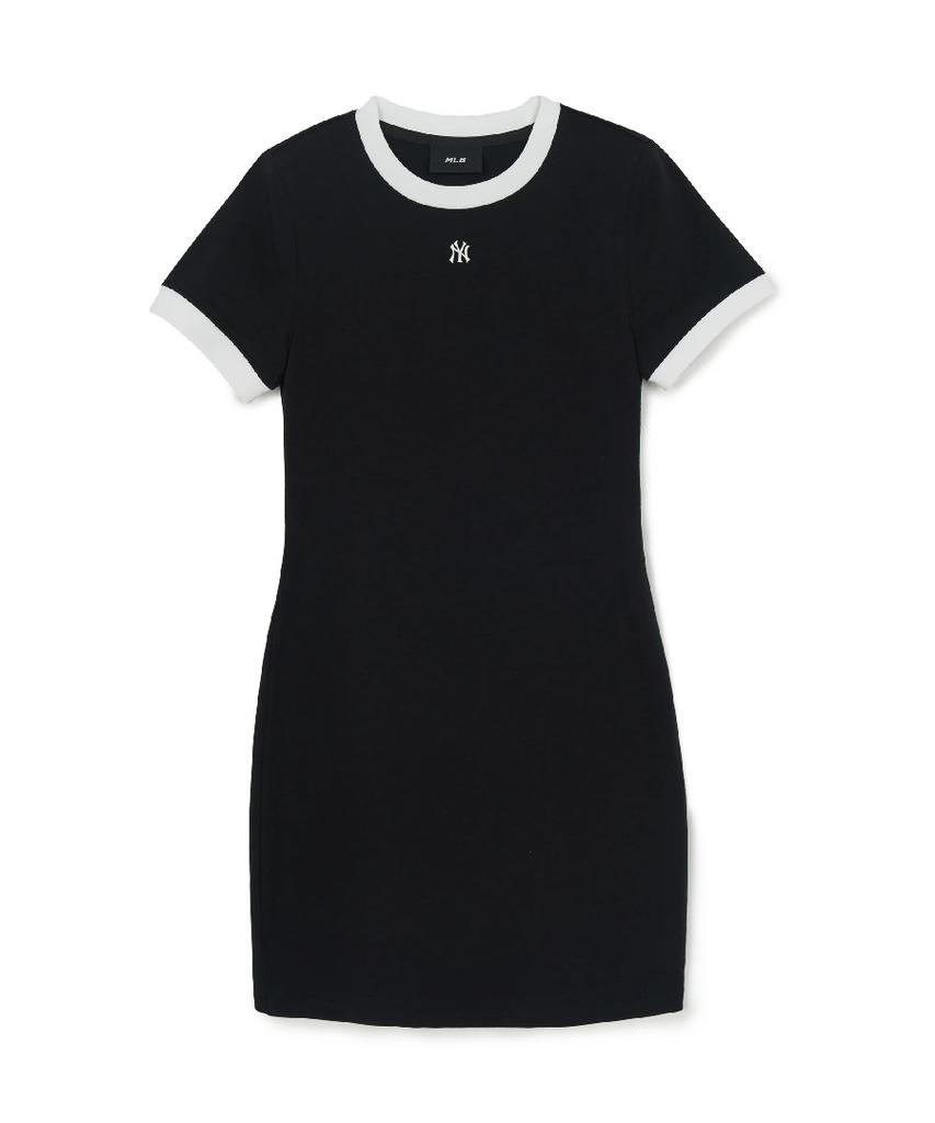 Emelbi Women'S Basic Ringer Dress Ny (Black)