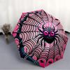 1pc Spider Web Automatic Folding Umbrella Portable Collapsible Umbrella for All Seasons, 8-Rib Durable Construction, Perfect Gift 054