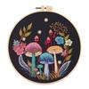 Black Cloth Pattern Embroidery Stitch Practice Kit Handmade DIY Crafts DIY Needlework Kit Embroidery Artcraft Punch Needle Kit