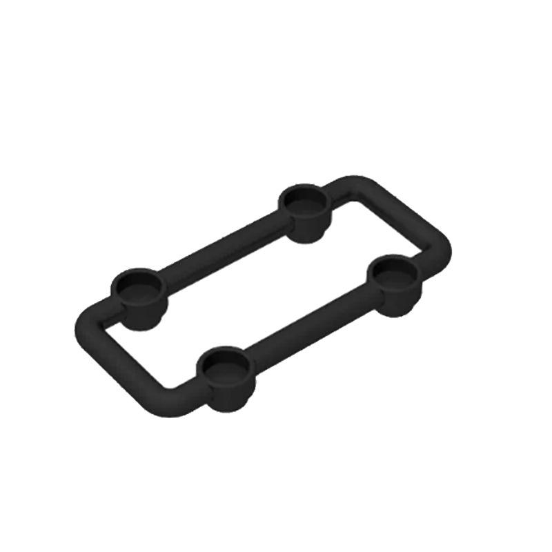 Premium Building Blocks Compatible with Lego: 23444 Small Particle Parts, 1x6x3 Fence Accessories with 4 Studs. 0.1kg