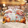 Homewish Harvest Pumpkin Duvet Cover Set Happy Fall'Y All Bedding Set Thanksgiving Theme Bed Set Room Decor