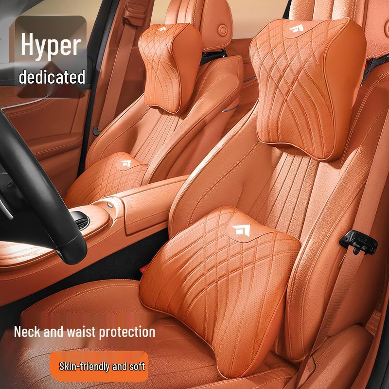 Compatible with Haobo HT car headrests GT/SSR, neck pillows, seat and lumbar cushions, and interior memory foam accessories.