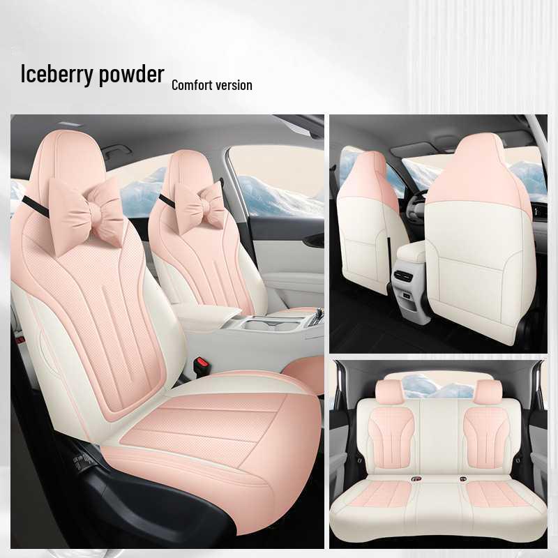 2026 Universal Leather Car Seat Cushion - All-Season Full Coverage for Geely Xingyuan