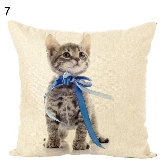 Talos Cute Cat lenjerie moale husă de pernă husă de pernă decor acasă mașină canapea pat