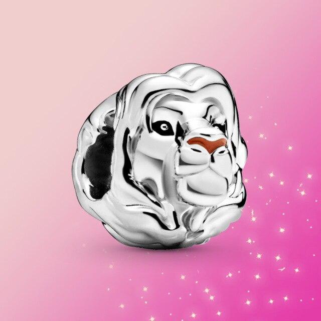 New 925 Silver Charm Lion King Charm Bead Pumbaa Bead Fit Original Fashion Bracelet Women Fashion Jewelry Gift