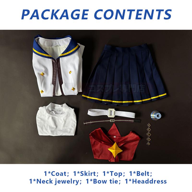 HOLOUN Derby Game Oguri Cap Cosplay Costume Halloween Convention Christmas Coat Skirt Top Belt