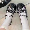 Japanese original sweet and cute lolita shoes women's flat-bottomed sailor suit Mary Jane single shoes jk uniform small leather shoes