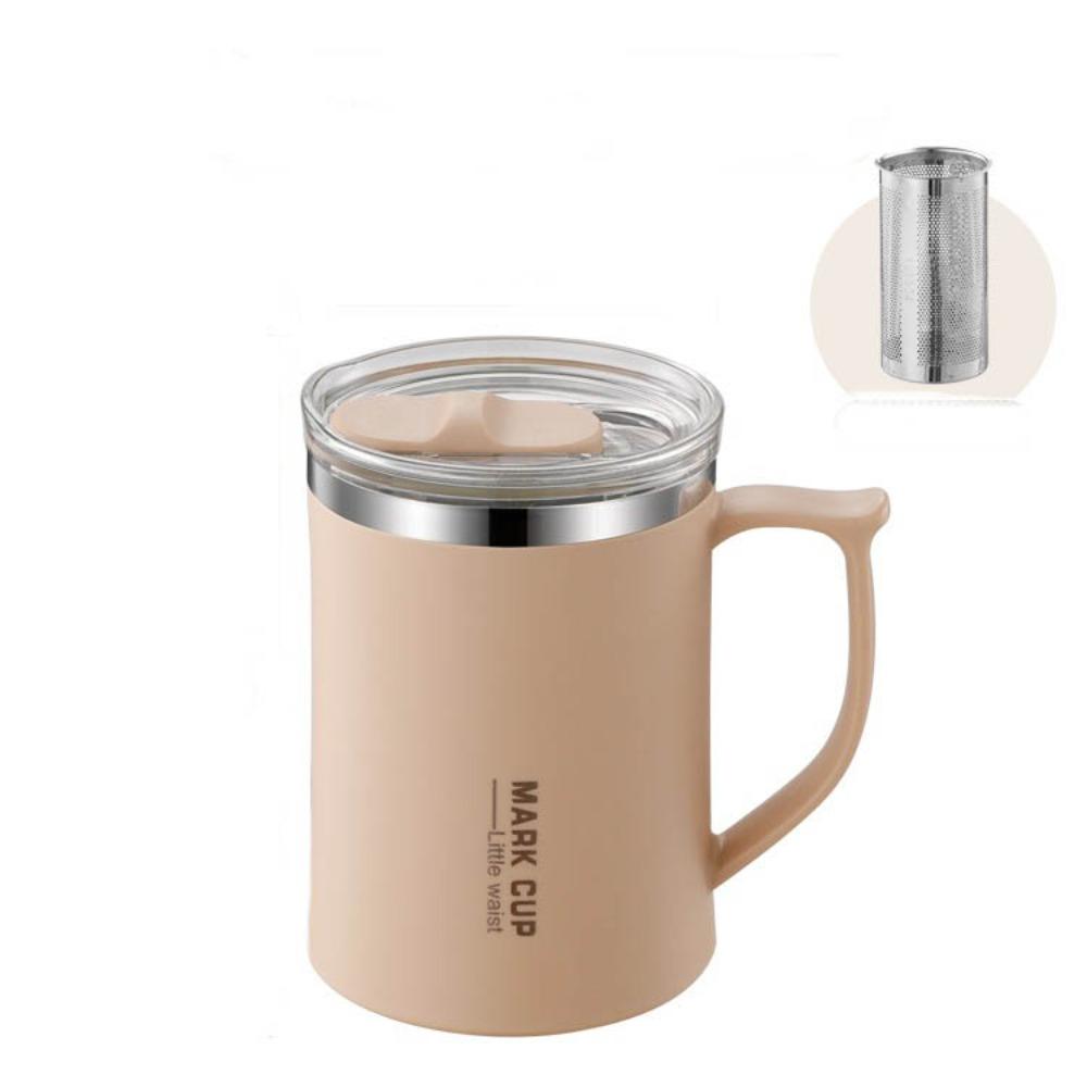 With Tea Filter Insulated Coffee Cup Large Capacity Water Cup Portable Thermal Mug  Travel