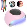 72W UV LED Nail Art Dryer Machine, s2 pro, Pink/White