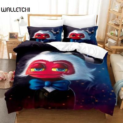 3D Tisk Anime Moxxie Boss Ložní souprava Jednolůžková Dvojlůžková Plná Queen King Size Ložní souprava Dospělý Dítě Ložnice Přikrývka Sady Domácí Textil