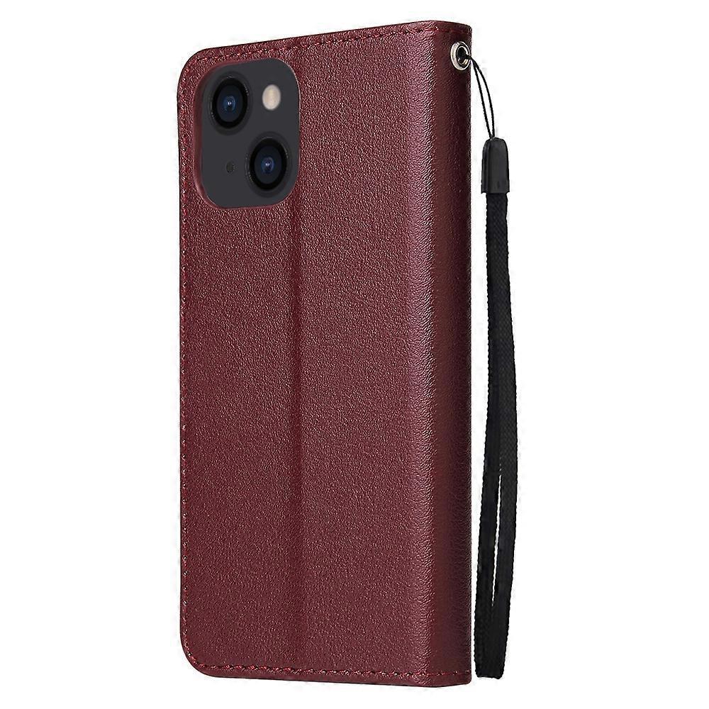 Multifunctional Horizontal Flip Leather Case with Three Card Slot For iPhone 14