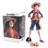 One Piece Anime Figure Confident Smiley Luffy Three Form Face Changing Doll Action Figurine Model Toys Kits PVC Model Dolls