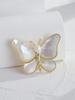 Matte Gold Pearl Wheat Ear Corsage Brooch for Women - High-End Versatile Pin with Anti-Exposure Design