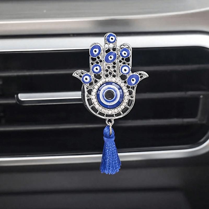 

1Pc Evil Eye Car Vent Perfume Holder - Fits All Vents Holds Oils/Fresheners Easy Install Stylish Gift for Car Lovers