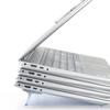 2PCS Mini Foldable Laptop Stand Portable Computer Keyboard Riser with 2 Adjustable Angles Self-Adhesive Invisible Notebook Stand