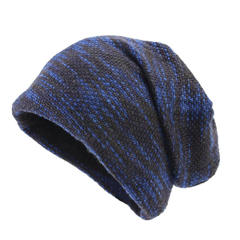 Popular in Europe and America, autumn and winter colored cotton velvet pullover hat, double-layer thickened stack hat, chemotherapy hat
