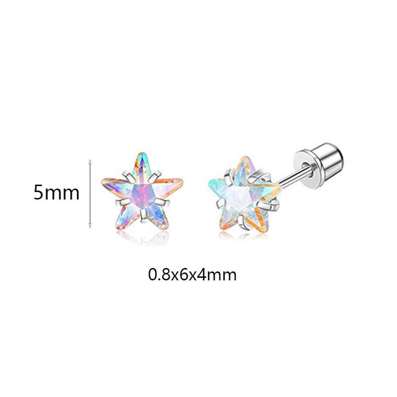 Set of 12 Pairs Bullet Stud Earrings for Women - New Style Jewelry in Stock