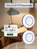433MHz Wireless Remote Control Switch Mini Round Button Wall Panel Switch 10A AC85-240V Relay Receiver For LED Lamp Fan