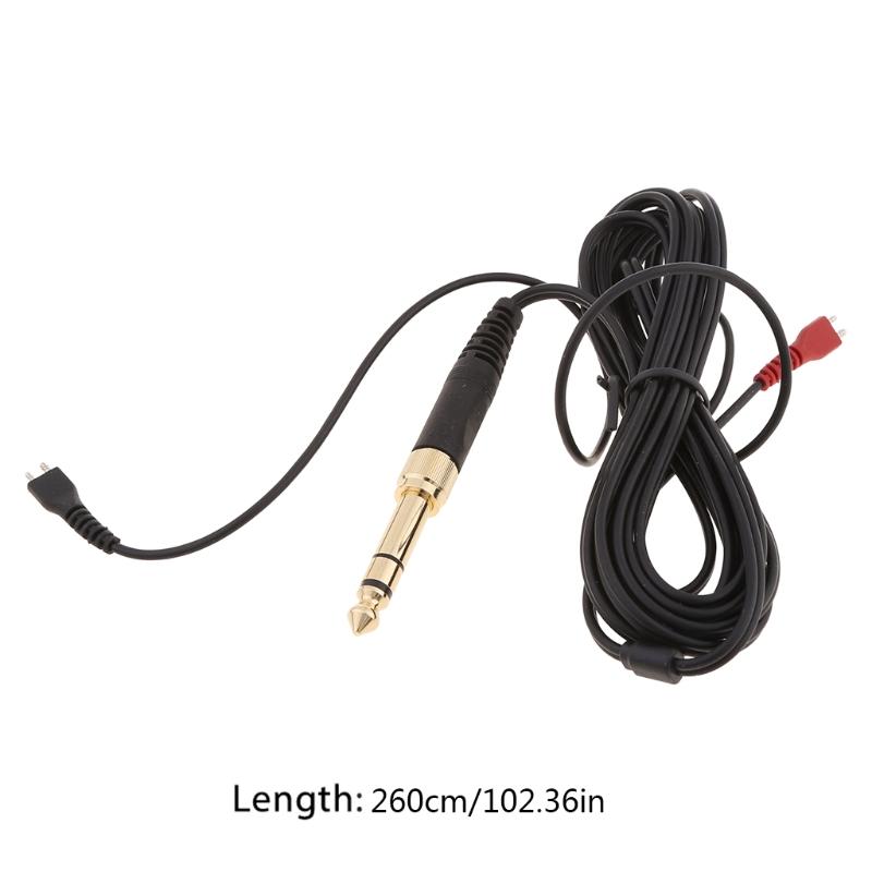 Cable Replacement Headphone Audio Cable Extension Noise Cancelling Convenient for HD230/HD250/HD250 Headphones