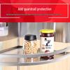 Yunshuang Stainless Steel 3-Tier Corner Kitchen Storage Shelf