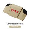 For Volkswagen VW Car Sun Visor Eyeglass Storage Box Glasses Protective Case WW38 Golf 4 5 6 7 GTI Tiguan Passat B5 B6 B7 CC Jetta