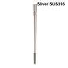 1 Pair Chinese Chopsticks 304/316Stainless Steel Non-Slip Sushi Chopstick Korean Japanese Food Metal Sticks Kitchen Tableware