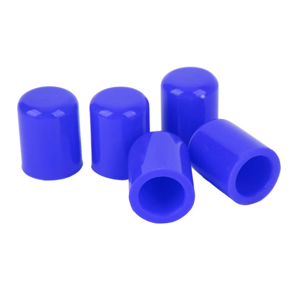 5 st Bilinsug Vakuumslanglock Silikon Väderbeständigt Vakuumslangsände för 19 mm Rör Blå