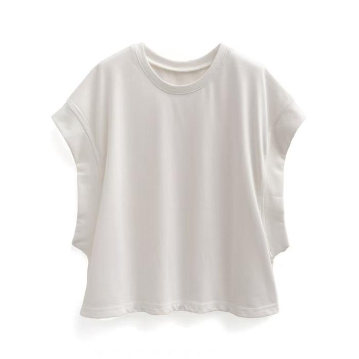 

Футболка с рукавом женская черного цвета летняя новая черный топ тренд average size белый