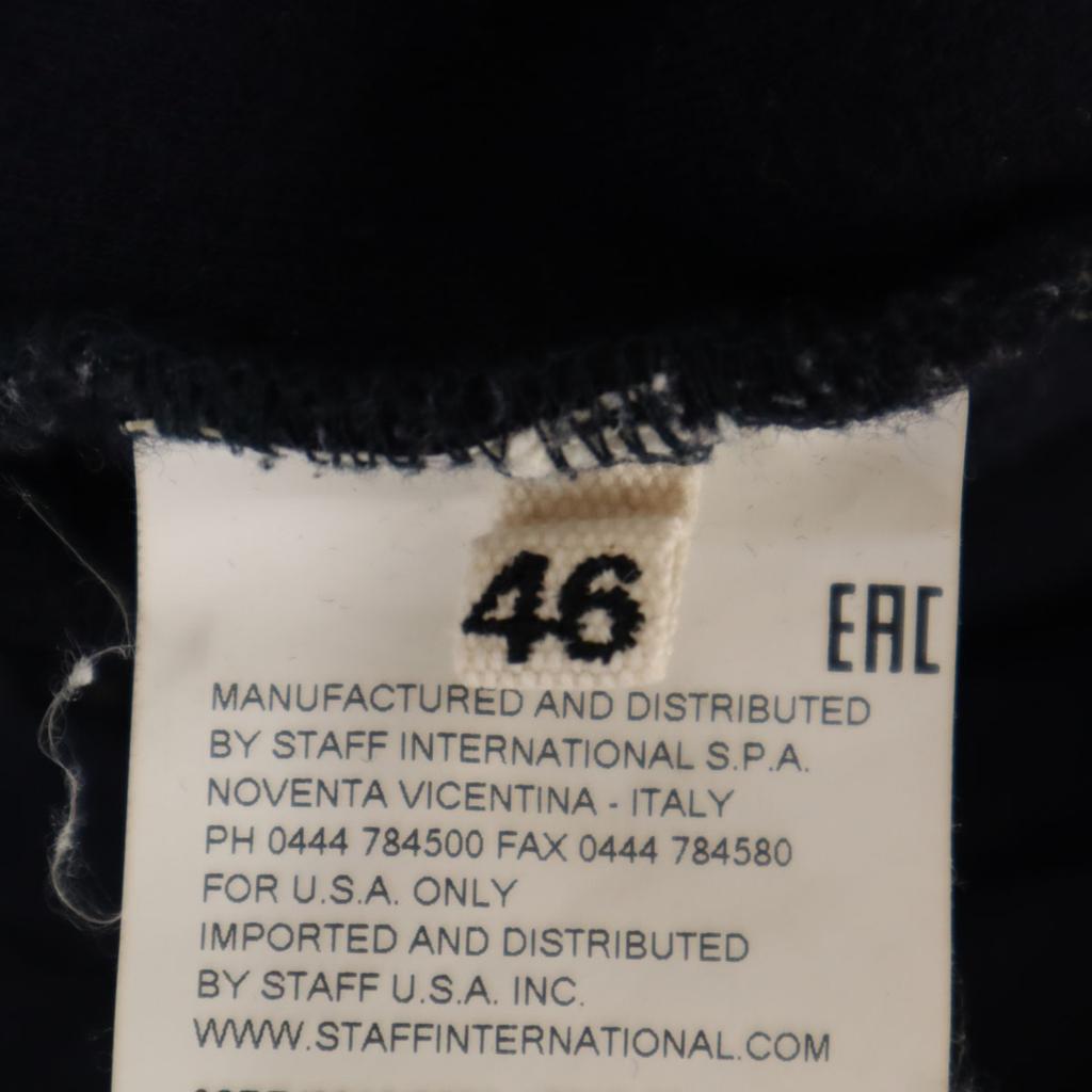 Marni Made In Italy Wool Blend Long Sleeve Cut 46 Navy Men's Used