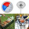 Thermometer Bbq Smoke Grill Oven Steel Barbecue  Newest  Outdoor Camp Tool Bbq Smoker Grill Thermometer 300 Degrees
