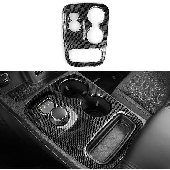 Car Gear Shift Panel Decals For 2018   Dodge Durango Accessories Carbon Fiber Interior Stickers