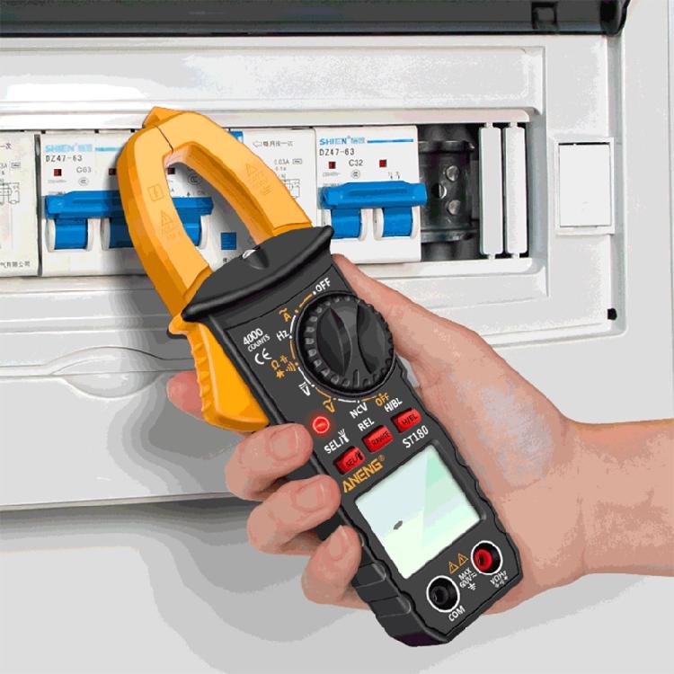 AC/DC Digital Clamp Meter T-RMS 6000 Counts, Multimeter Voltage Tester Auto-rang