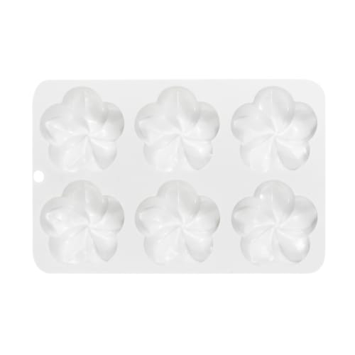 

Silicone flower mold, silicone jelly mold, flower silicone mold, 6-hole chocolate mold, jelly mold | cake pop mold, baking tool for cake decorating, b