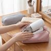 Solid Color Curling Iron Storage Bag Large Capacity Curling Iron Carrying Case  Travel