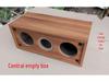 3" Dual Center Speaker Box DIY Wooden Cabinet HIFI Audio Shell