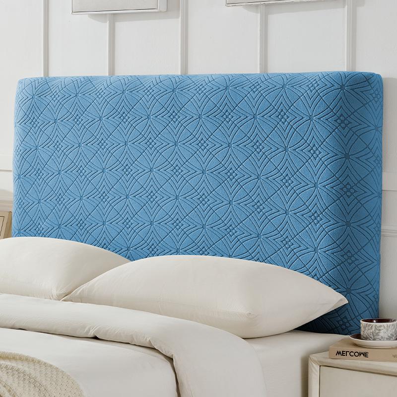 Jacquard Headboard Cover: Thickened, Dustproof, Non-slip, Wear-resistant, Elastic Slipcover & Backrest Protector