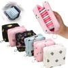 Women Coin Purse Sanitary Napkin Storage Bag Cartoon Waterproof Nursing Pad Bag Portable Large Capacity Menstrual Packet