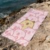 Cute C-capybara Towel Large Quick-Drying Microfiber soft Beach Towel for Travel Fitness Sauna Bathing Camping