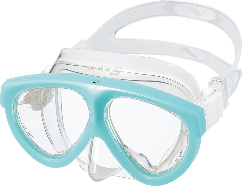 

GULL MANTIS5 Mantis 5 Silicone Mask Inner 177cc Skin Diving Scuba Diving [GM-1035B] Volume (Asagi Blue)