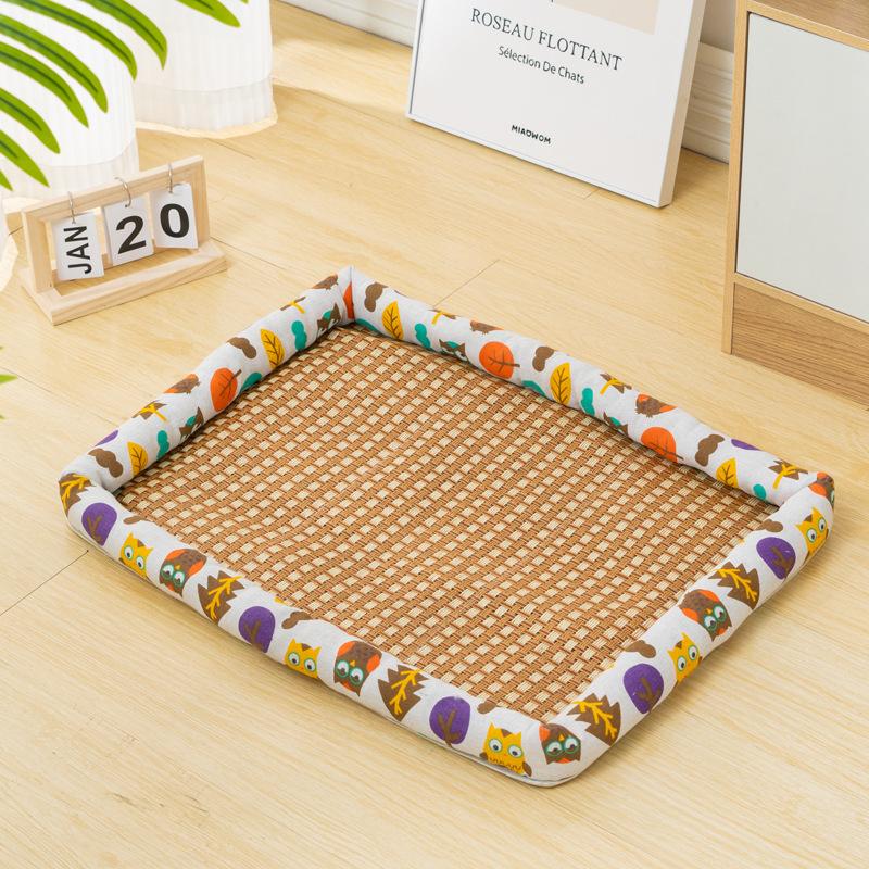 Free Pillow Pet Bed Cat Cool Summer Bed Waterproof Dog Sleeping Bed Ice Pet Mat Washable Bed For Dog