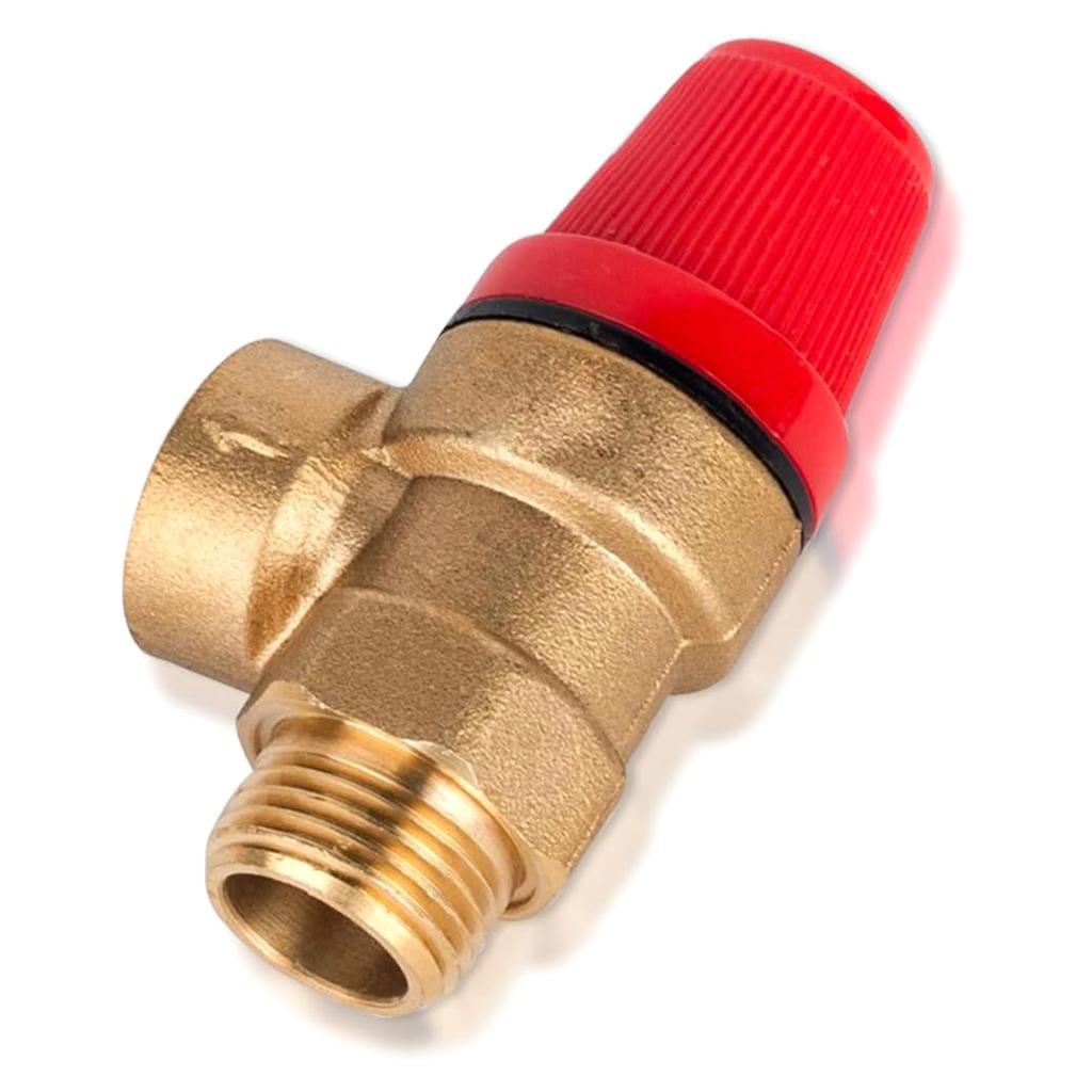 1/2 Inch Sturdy Brass Safety Valves DN15 Relief Valves for Water Oil Gas Pressure Release with EPDM Diaphragm Use