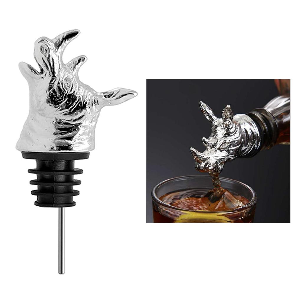 Vintage Metal Wine Bottle Champagne Pourer Stopper Wine Caps Sealers Preservers
