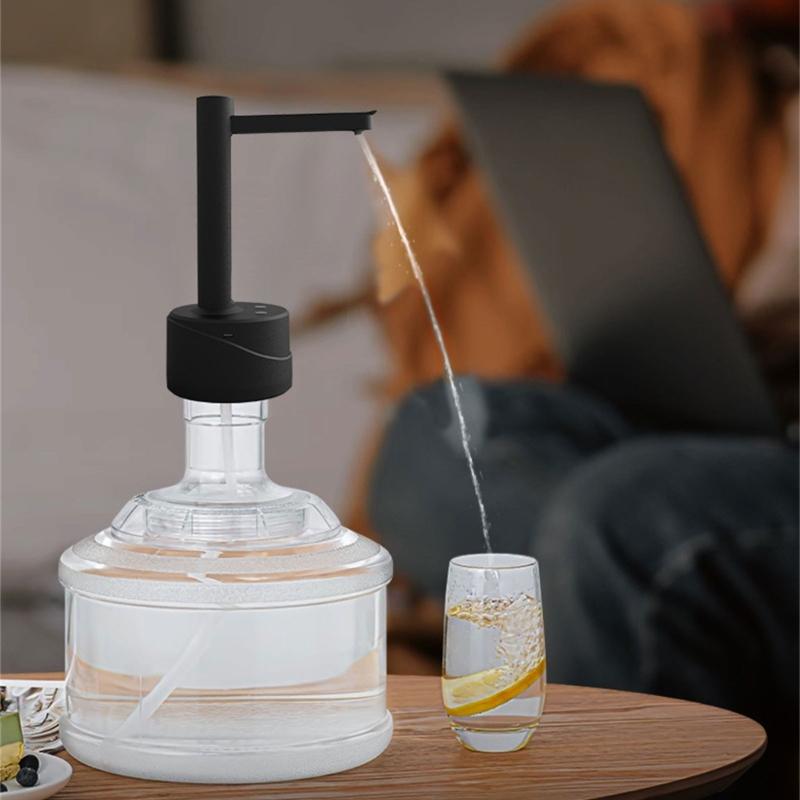 Piccolo Erogatore d'Acqua Elettrico per Casa e Ufficio per Bottiglie da 5 Galloni Ricaricabile tramite USB Pompa dell'Acqua Elettrica Pieghevole