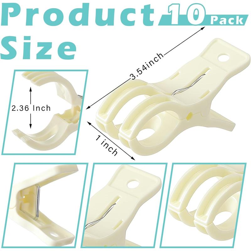 Plastic Transparent Backdrop Spring Clamps 10Pcs Large For Balloon Arch Clips 3.5 Inch Heavy Duty Clip For Balloon Arch Kit B