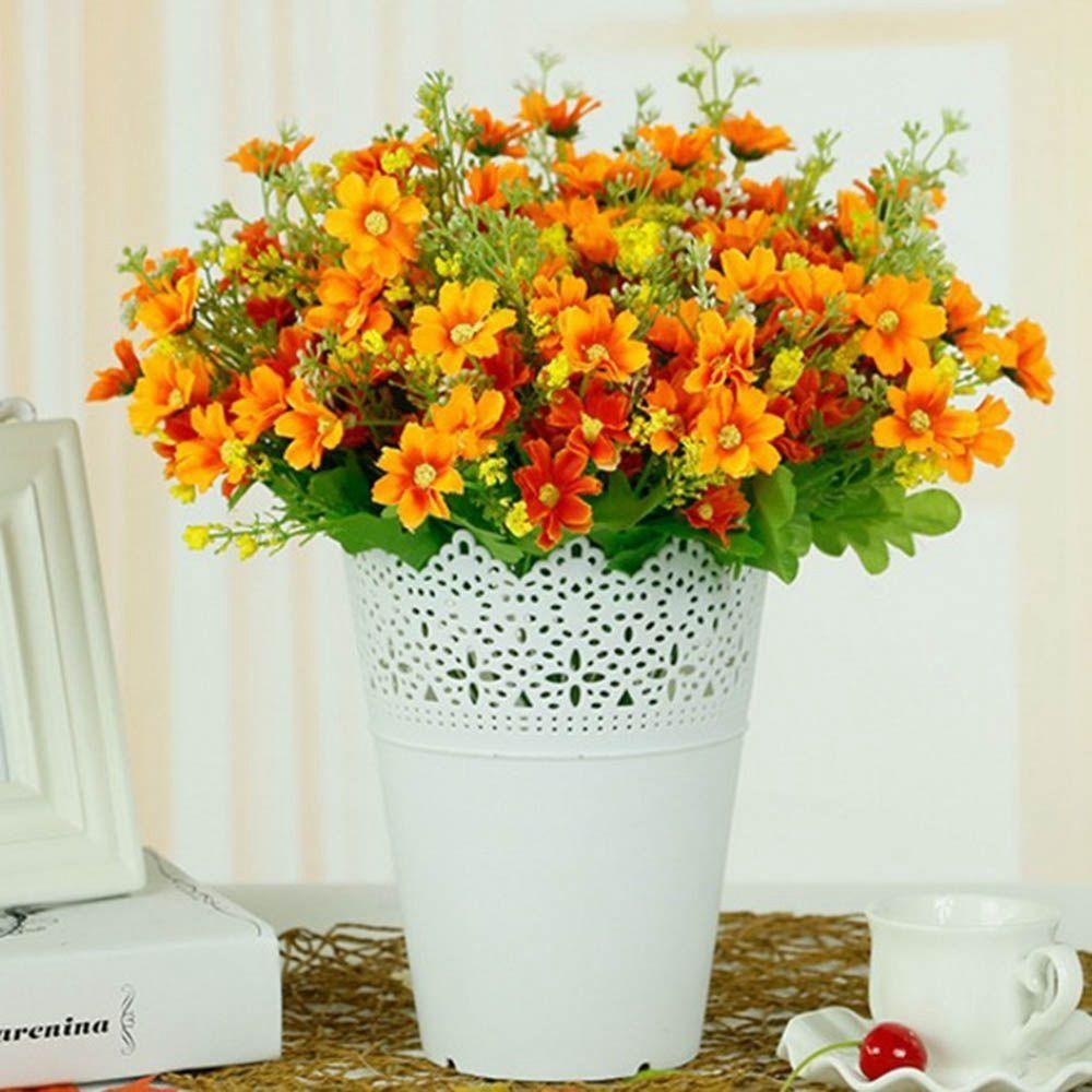 

Cute Simulation Flower 7-pronged Silk Flower Multicolor Artificial Daisy Home