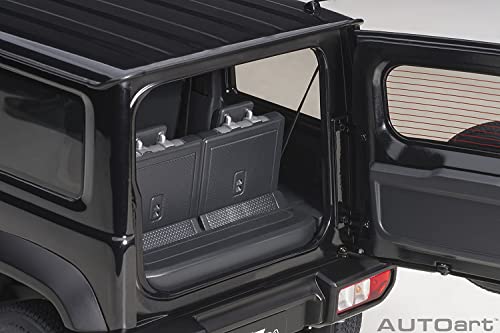 AUTOart 1/18 Scale Suzuki Jimny Sierra (JB74) Black Pearl Finished Model 78508