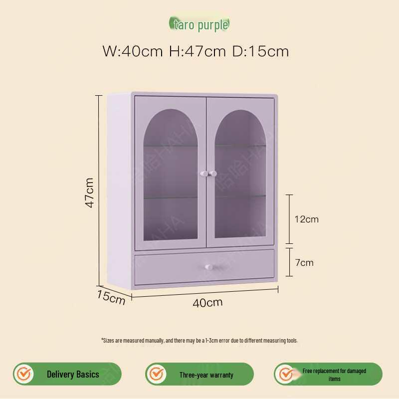 Compact Multi-Layer Dustproof Desktop Storage Cabinet