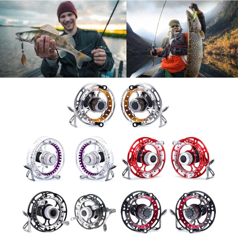 Fish Line Wheel Fly Fishing Reels Replacement Left/Right Handle Reels Outdoor Fishing Line Drum Wheel Easy To Use